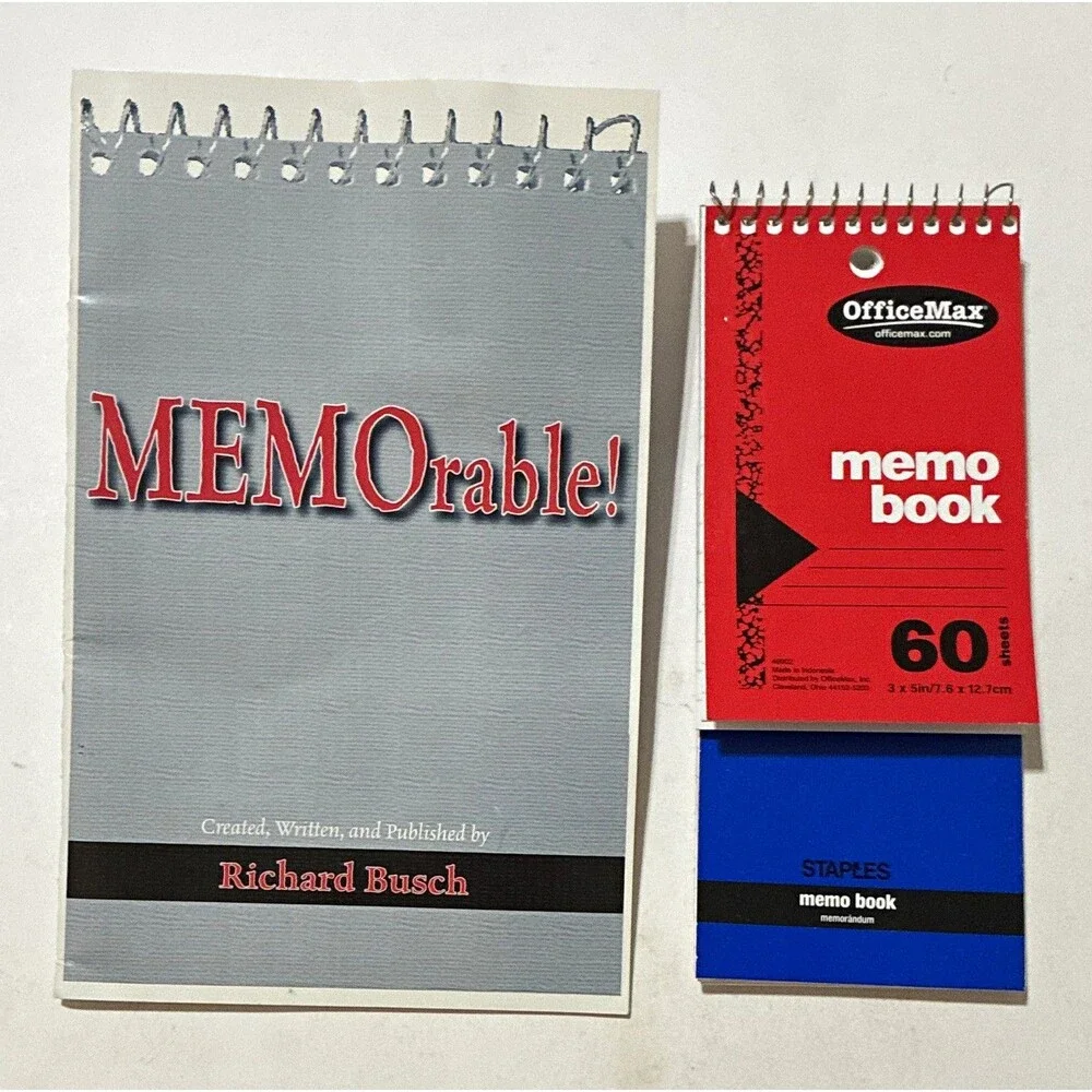 Richard Busch MEMOrable Mentalism Manuscript Signed Complete Props 2005